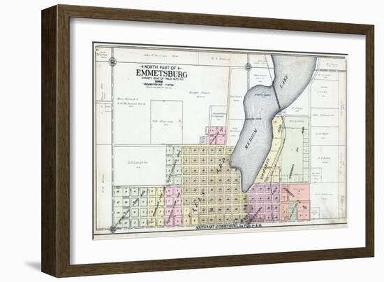 1908, Emmetsburg - North, Iowa, United States-null-Framed Giclee Print