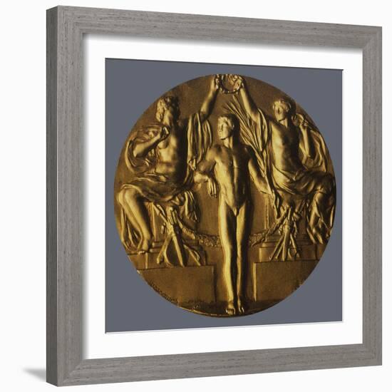 1908 London Olympics Medal-null-Framed Photographic Print