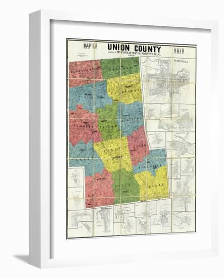 1908, Union County 1908, Ohio, United States-null-Framed Giclee Print