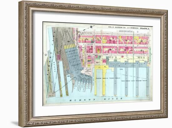 1909, Hoboken, New Jersey, United States-null-Framed Giclee Print