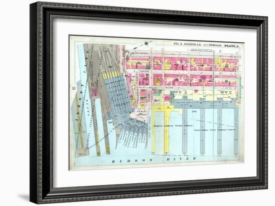 1909, Hoboken, New Jersey, United States-null-Framed Giclee Print