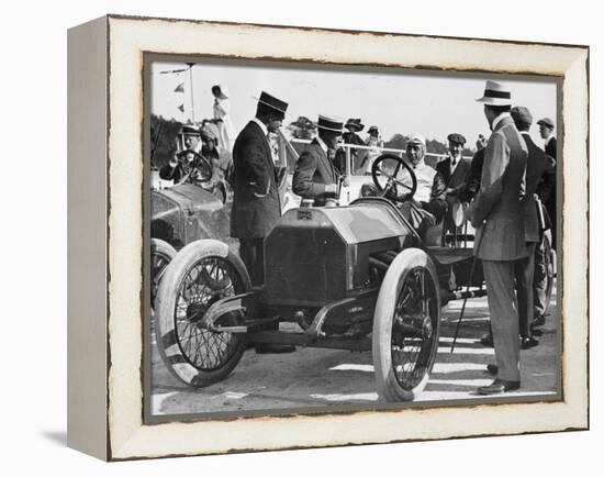 1909 Lancia Beta, Wl Stewart at the Wheel, C1909-C1920-null-Framed Premier Image Canvas