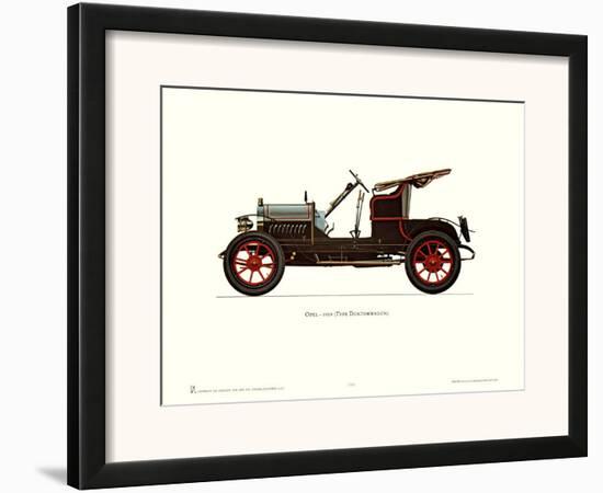 1909 Opel-null-Framed Art Print