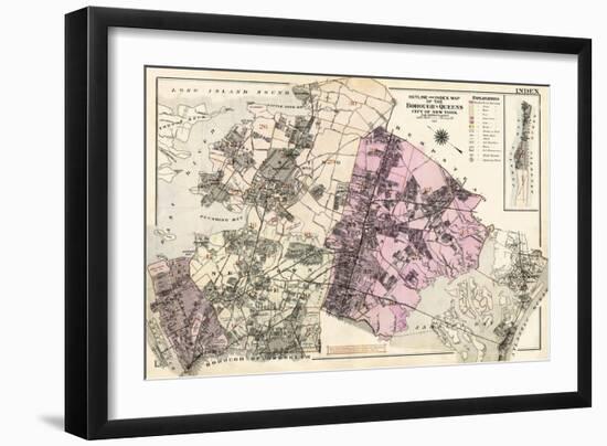 1909, Queens, New York, United States-null-Framed Giclee Print