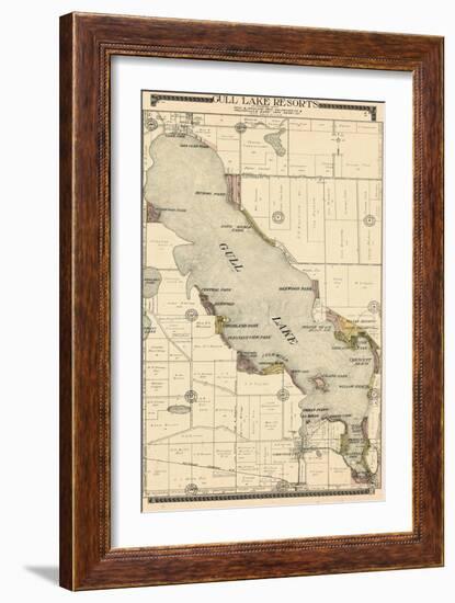 1910, Gull Lake Resorts, Michigan, United States-null-Framed Giclee Print