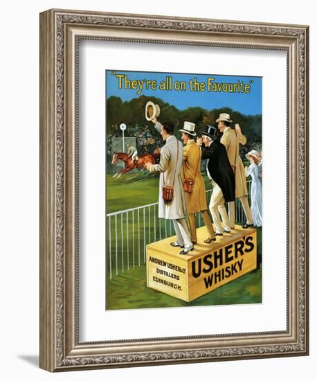 1910s UK Usher's Poster-null-Framed Giclee Print