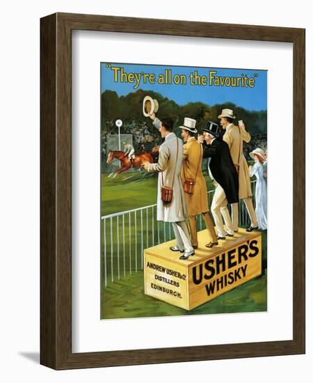 1910s UK Usher's Poster-null-Framed Giclee Print