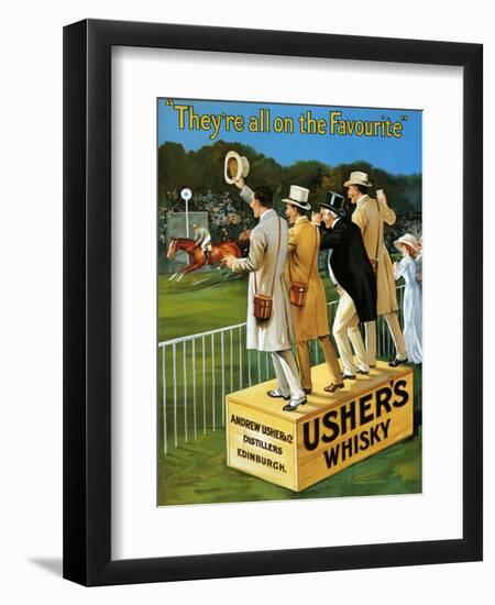 1910s UK Usher's Poster-null-Framed Giclee Print