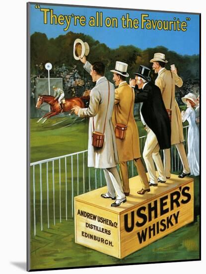1910s UK Usher's Poster-null-Mounted Giclee Print