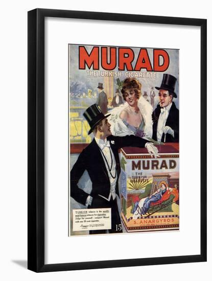 1910s USA Murad Magazine Advertisement-null-Framed Giclee Print