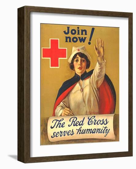 1910s USA The Red Cross Poster-null-Framed Giclee Print