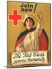 1910s USA The Red Cross Poster-null-Mounted Giclee Print