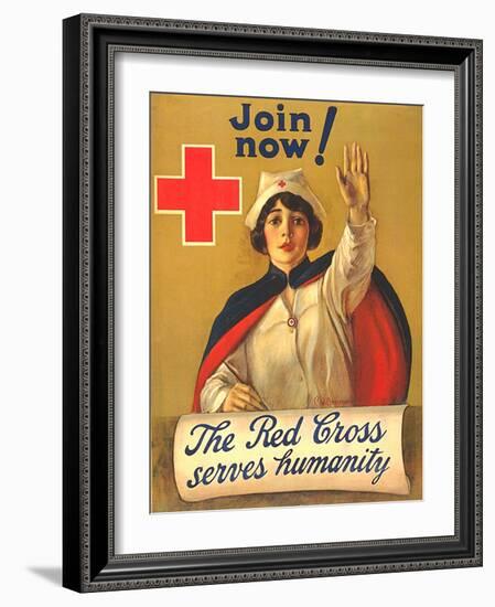 1910s USA The Red Cross Poster-null-Framed Giclee Print