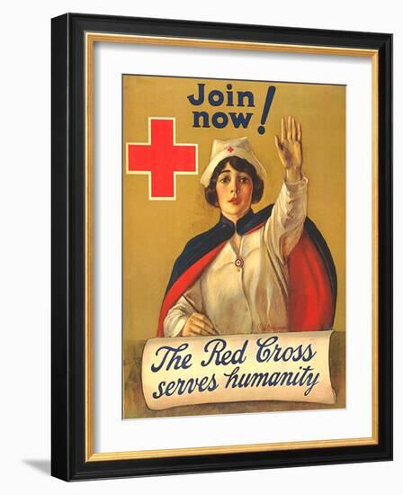 1910s USA The Red Cross Poster-null-Framed Giclee Print