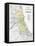 1911, Chicago Railroad Map 1911, Illinois, United States-null-Framed Premier Image Canvas