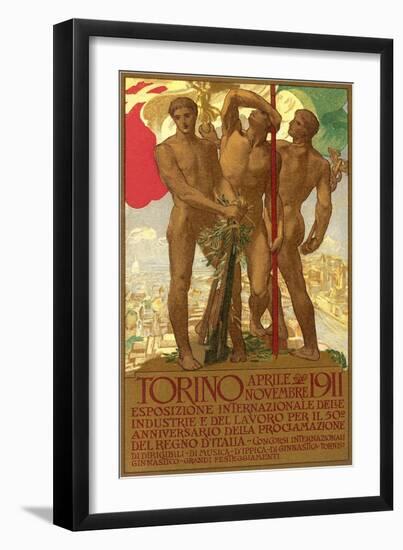 1911 Italian Fair-null-Framed Art Print