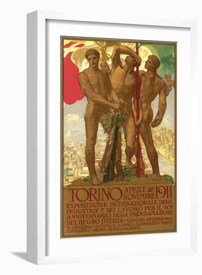 1911 Italian Fair-null-Framed Art Print