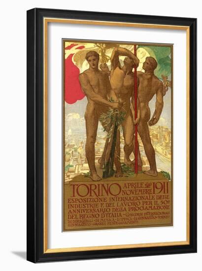 1911 Italian Fair-null-Framed Art Print