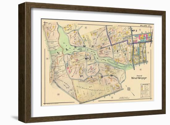 1911, Llewellyn Park, The Ramble, West Orange, Thomas Edison Estate & Laboratory, New Jersey-null-Framed Giclee Print