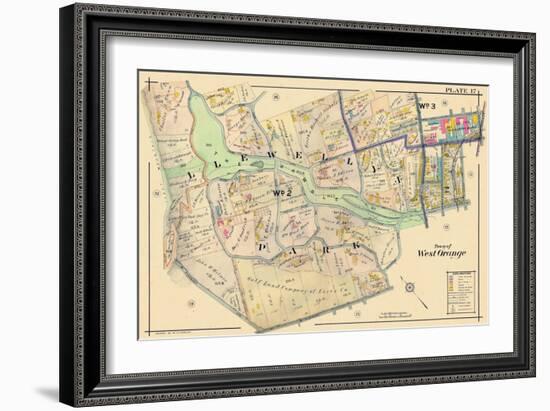 1911, Llewellyn Park, The Ramble, West Orange, Thomas Edison Estate & Laboratory, New Jersey-null-Framed Giclee Print