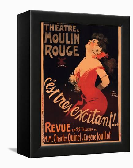 1911 Moulin Rouge C’est Très Excitant-Jules-Alexandre Grün-Framed Premier Image Canvas