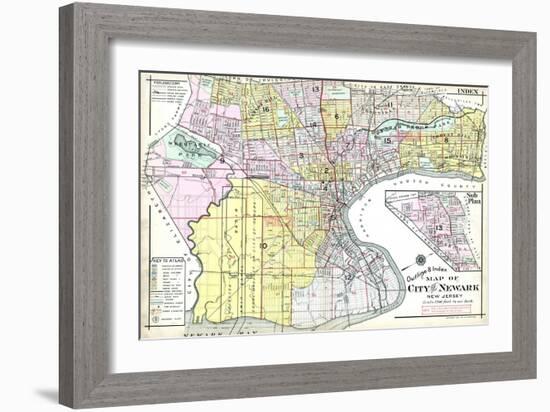 1911, Newark, New Jersey, United States-null-Framed Giclee Print