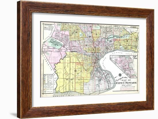 1911, Newark, New Jersey, United States-null-Framed Giclee Print