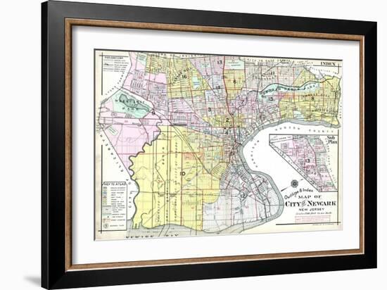 1911, Newark, New Jersey, United States-null-Framed Giclee Print