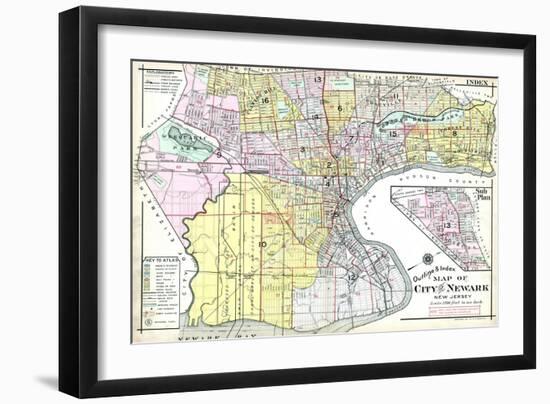 1911, Newark, New Jersey, United States-null-Framed Giclee Print