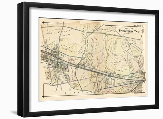 1912, Paoli - Tredyffrin Township, Pennsylvania, United States-null-Framed Giclee Print