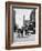 1912 Street Scene Pedestrians and Streetcar Detroit, Michigan-null-Framed Photographic Print