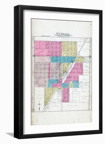 1912, Tyndall, South Dakota, United States-null-Framed Giclee Print