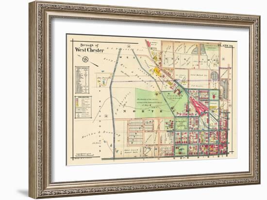 1912, West Chester Borough, Pennsylvania, United States-null-Framed Giclee Print