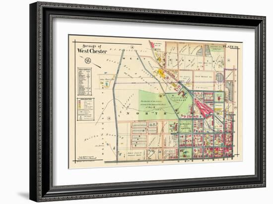 1912, West Chester Borough, Pennsylvania, United States-null-Framed Giclee Print