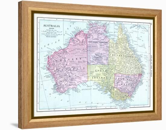 1913, Australia, Oceania-null-Framed Premier Image Canvas