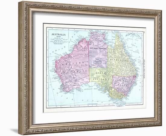 1913, Australia, Oceania-null-Framed Giclee Print