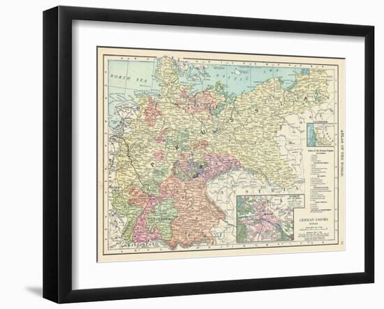 1913, Austria, Belarus, Belgium, Denmark, France, Germany, Poland, Russia, Switzerland, Europe-null-Framed Giclee Print