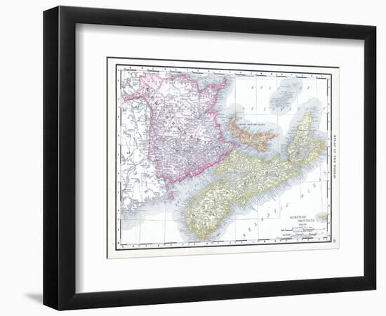 1913, Canada, New Brunswick, Nova Scotia, Prince Edward Island, North America, Maritime Provinces-null-Framed Giclee Print