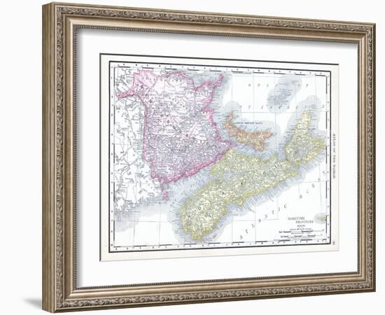 1913, Canada, New Brunswick, Nova Scotia, Prince Edward Island, North America, Maritime Provinces-null-Framed Giclee Print