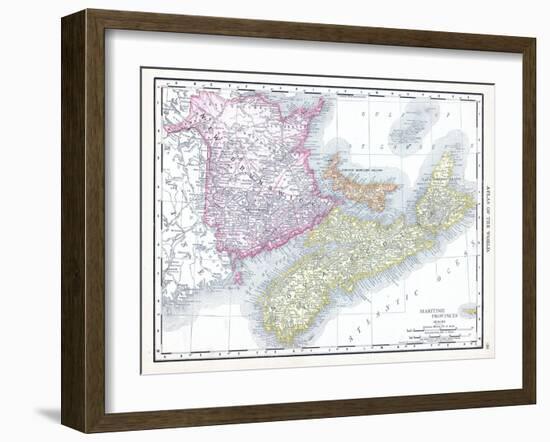 1913, Canada, New Brunswick, Nova Scotia, Prince Edward Island, North America, Maritime Provinces-null-Framed Giclee Print