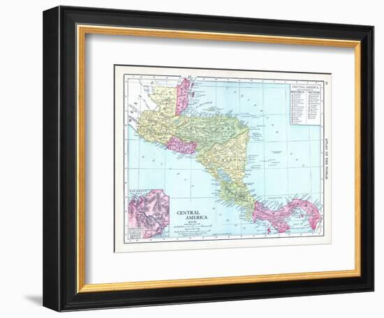 1913, Central America-null-Framed Giclee Print