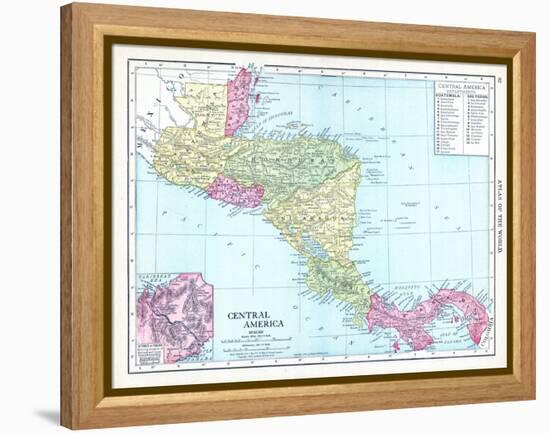 1913, Central America-null-Framed Premier Image Canvas