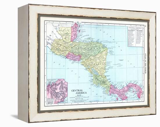 1913, Central America-null-Framed Premier Image Canvas