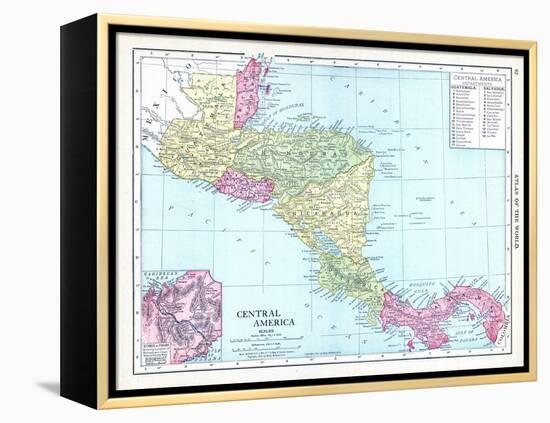 1913, Central America-null-Framed Premier Image Canvas