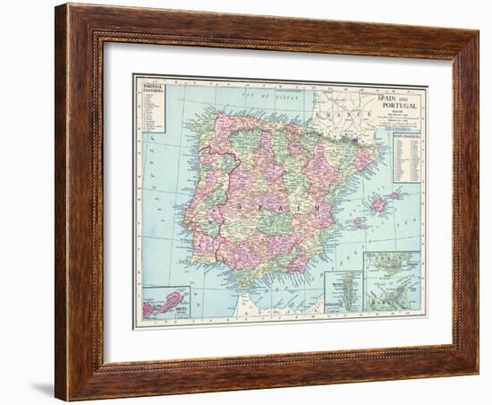 1913, France, Portugal, Spain, Europe-null-Framed Giclee Print