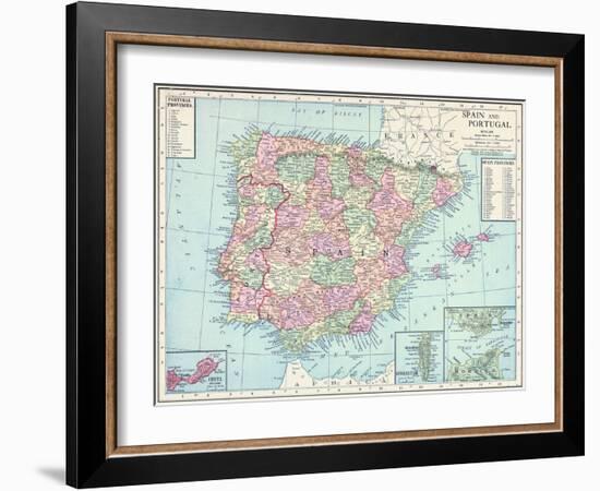 1913, France, Portugal, Spain, Europe-null-Framed Giclee Print