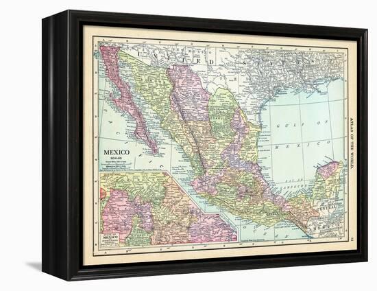 1913, Mexico, Central America-null-Framed Premier Image Canvas