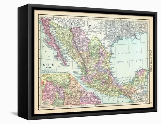1913, Mexico, Central America-null-Framed Premier Image Canvas