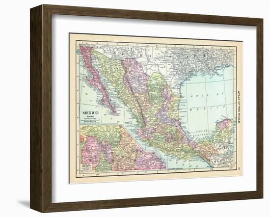 1913, Mexico, Central America-null-Framed Giclee Print