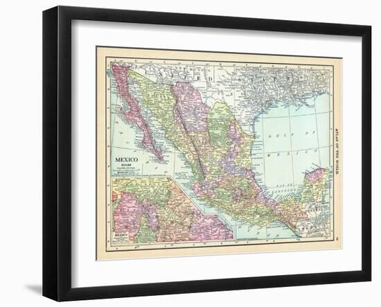 1913, Mexico, Central America-null-Framed Giclee Print